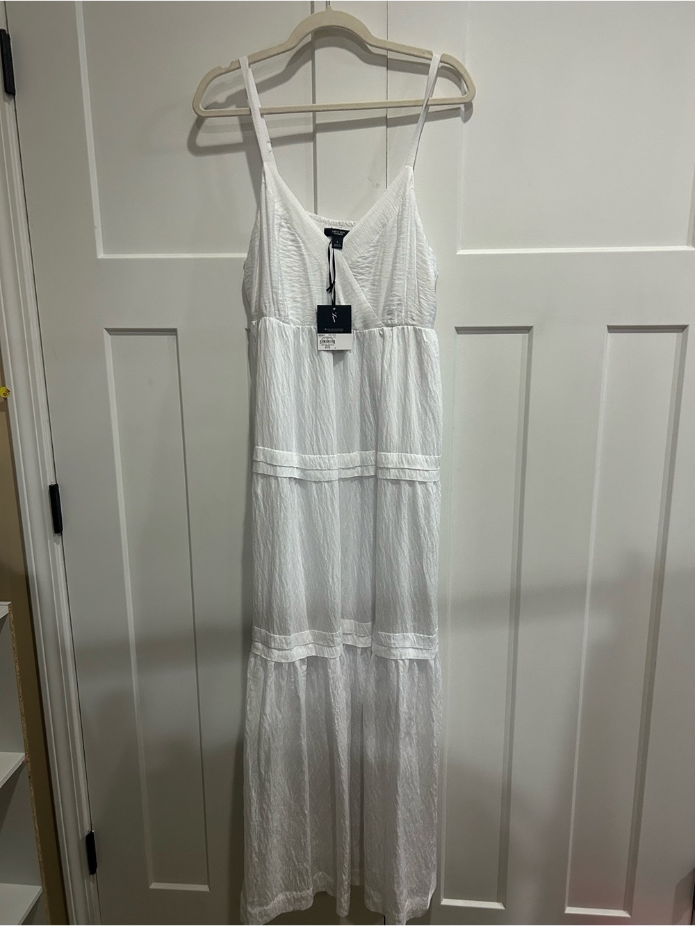 Simply Vera Vera Wang White Sleeveless Maxi Dress